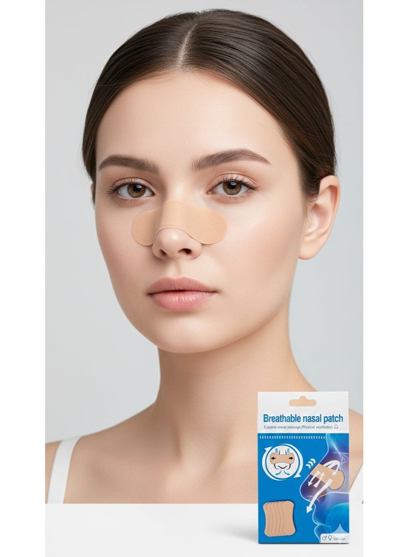 Anti-snoring nasal strips, safe and effective nasal patch for better breathing, 6-pack - Image 1